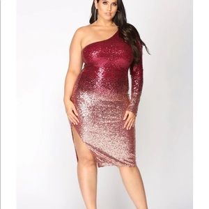 Fashion Nova 3X sequin dress